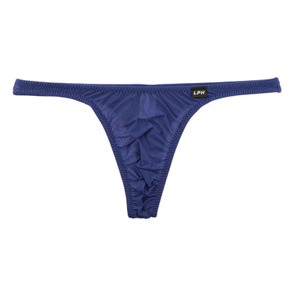 Men's T-back Bikini, GUS Fabric, Ultra-Shallow, Half-Seam, Sheer, High-Stretch Underwear, 620070