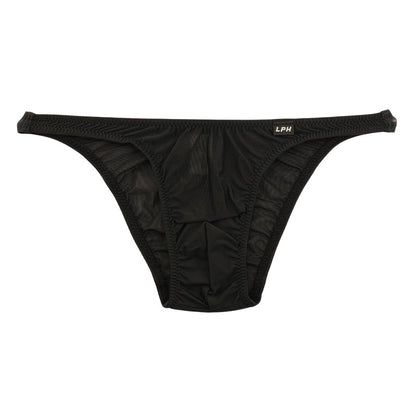 Men's Half-Back Bikini, GUS Fabric, Ultra-Shallow, Half-Seam, Sheer, High-Stretch Underwear, 620071