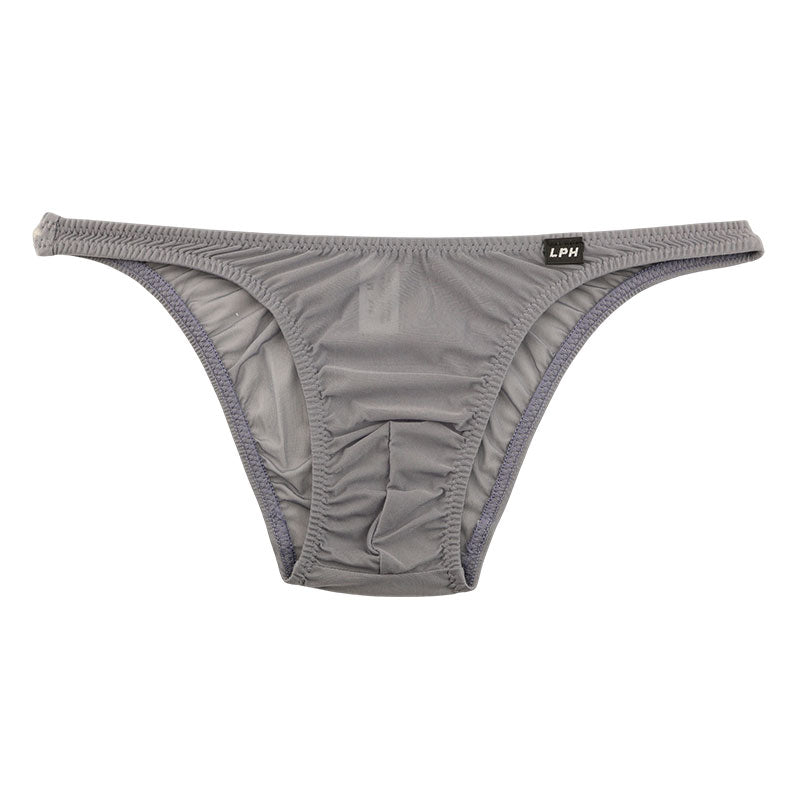 Men's Half-Back Bikini, GUS Fabric, Ultra-Shallow, Half-Seam, Sheer, High-Stretch Underwear, 620071