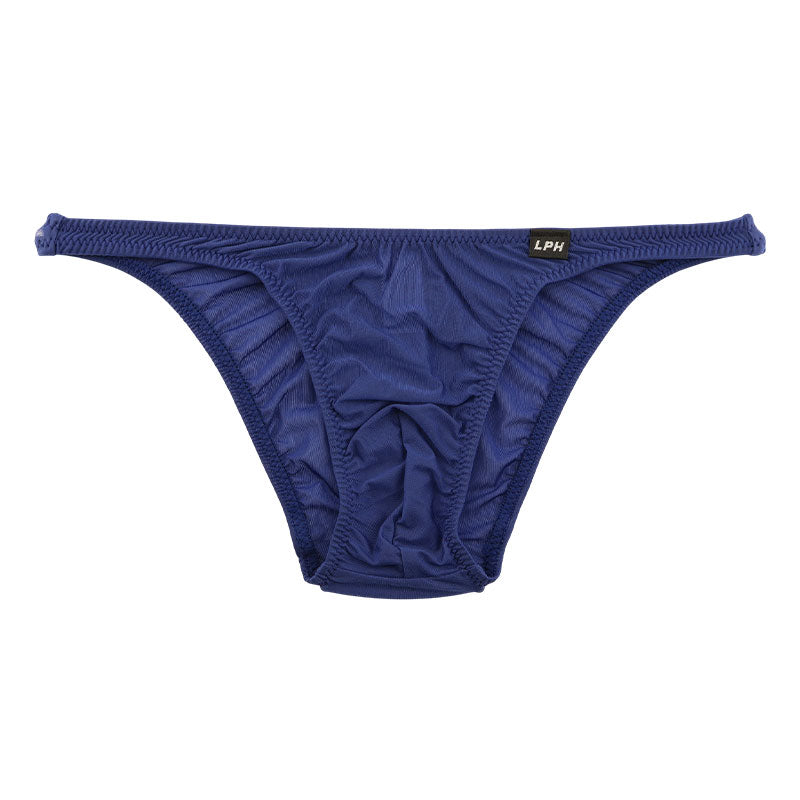 Men's Half-Back Bikini, GUS Fabric, Ultra-Shallow, Half-Seam, Sheer, High-Stretch Underwear, 620071