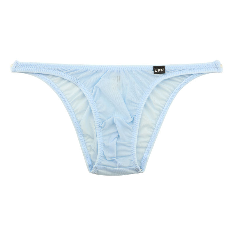 Men's Half-Back Bikini, GUS Fabric, Ultra-Shallow, Half-Seam, Sheer, High-Stretch Underwear, 620071