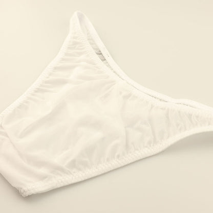 Men's Half-Back Bikini, GUS Fabric, Ultra-Shallow, Half-Seam, Sheer, High-Stretch Underwear, 620071