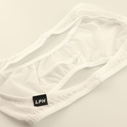 Men's Half-Back Bikini, GUS Fabric, Ultra-Shallow, Half-Seam, Sheer, High-Stretch Underwear, 620071