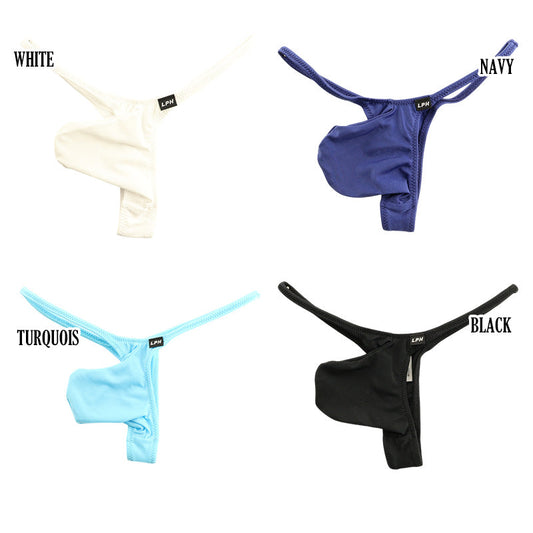 Men's MFS Fabric Front 3D Cup Bulging T-back Bikini 620092