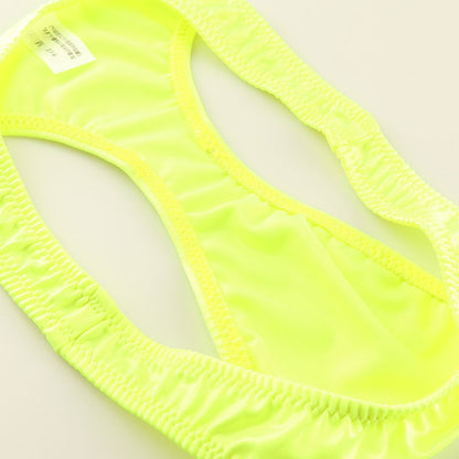 ユニセックス スーパーWET生地 1枚仕立てのハギ無し 極小 Tバックビキニ 621065