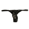 Men's Metallic Fabric Front 3D Structure T-Back Bikini 621071