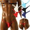 Men's MFS Fabric 3D Pouch-Shaped Low-Rise Design T-Back Bikini 621075