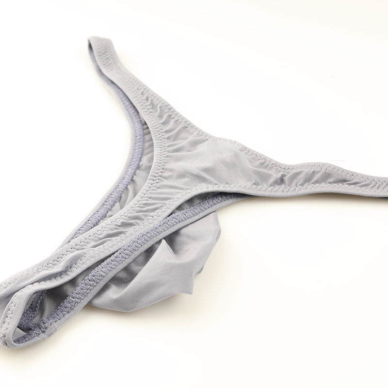 メンズ 極薄クリア素材 メンズTバックビキニ 立体フロント×ホールド感抜群 フルシーム仕様 621085