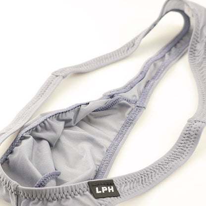 Men's Ultra-Thin Clear T-Back Bikini with a 3D Front and Full Seam Design for Excellent Support (Product Code: 621085)