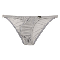 メンズ 極薄クリア素材 メンズハーフバックビキニ 立体フロント×ホールド感抜群 フルシーム仕様 621086