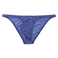 メンズ 極薄クリア素材 メンズハーフバックビキニ 立体フロント×ホールド感抜群 フルシーム仕様 621086