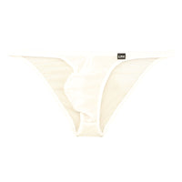 メンズ 極薄クリア素材 メンズハーフバックビキニ 立体フロント×ホールド感抜群 フルシーム仕様 621086