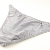 メンズ 極薄クリア素材 メンズハーフバックビキニ 立体フロント×ホールド感抜群 フルシーム仕様 621086