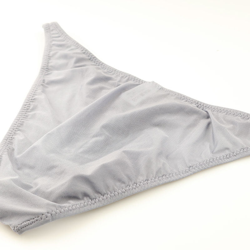 メンズ 極薄クリア素材 メンズハーフバックビキニ 立体フロント×ホールド感抜群 フルシーム仕様 621086