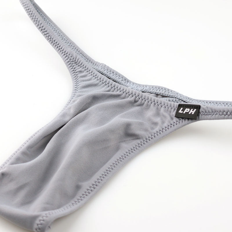 Men's super stretchy MFS material, men's thong bikini, layered side style, super comfortable, sexy innerwear, men's underwear 621087
