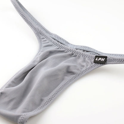 Men's super stretchy MFS material, men's thong bikini, layered side style, super comfortable, sexy innerwear, men's underwear 621087