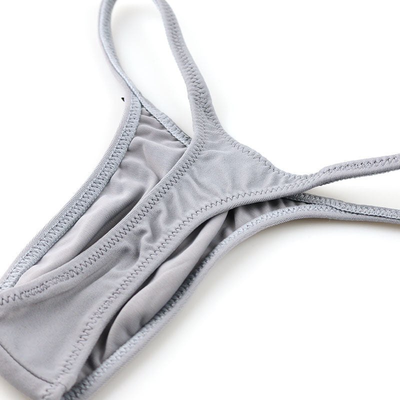 Men's super stretchy MFS material, men's thong bikini, layered side style, super comfortable, sexy innerwear, men's underwear 621087
