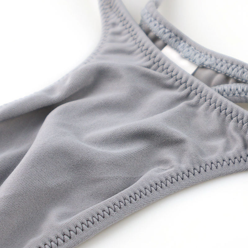 Men's super stretchy MFS material, men's thong bikini, layered side style, super comfortable, sexy innerwear, men's underwear 621087