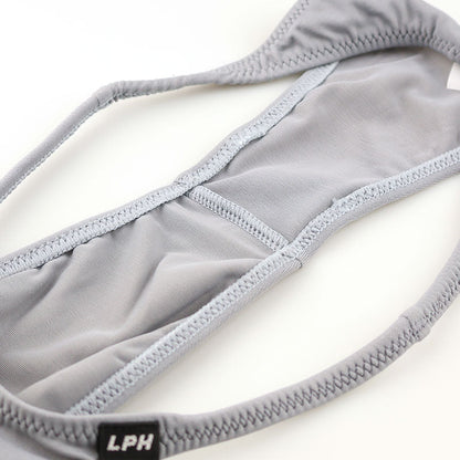Men's super stretchy MFS material, men's half-back bikini, layered side style, super comfortable, sexy innerwear, men's underwear 621088