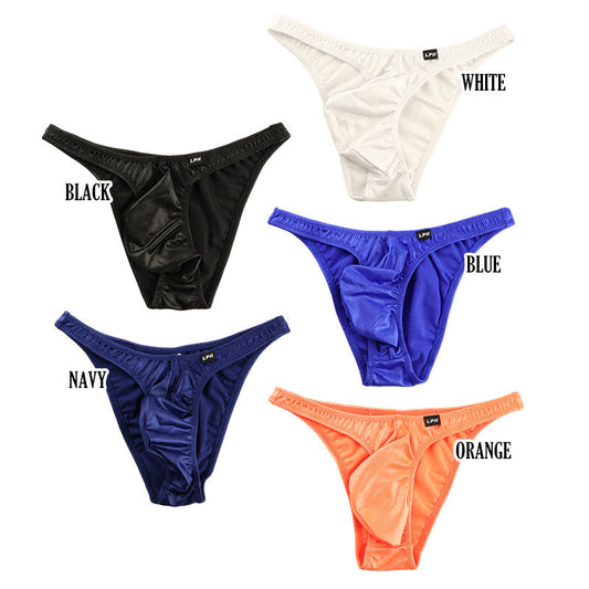 Men's Super WET Fabric Simple Design Half Back Bikini 621097