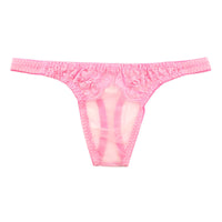 ユニセックス エアリー透け感 レースTバック ユニセックス ローライズ シースルー 軽やか履き心地 621098