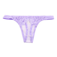 ユニセックス エアリー透け感 レースTバック ユニセックス ローライズ シースルー 軽やか履き心地 621098