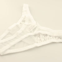 ユニセックス エアリー透け感 レースTバック ユニセックス ローライズ シースルー 軽やか履き心地 621098