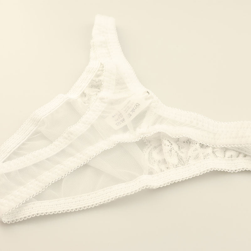 ユニセックス エアリー透け感 レースTバック ユニセックス ローライズ シースルー 軽やか履き心地 621098