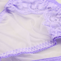 ユニセックス エアリー透け感 レースフルバック ユニセックス ローライズ シースルー 軽やか履き心地 621099