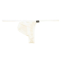 メンズ GUS生地使用 メンズTバックビキニ 透け感×光沢 極薄クリア素材 立体3Dポーチ構造 622050