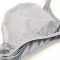 メンズ GUS生地使用 メンズTバックビキニ 透け感×光沢 極薄クリア素材 立体3Dポーチ構造 622050