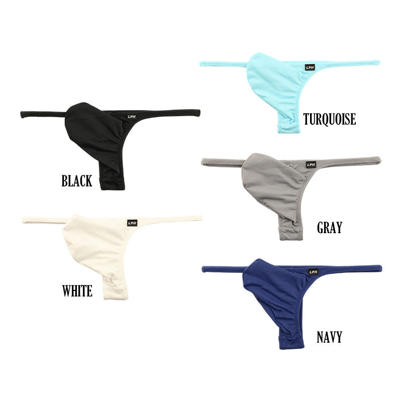 Men's T-Back Bikini with MFS Stretch 3D Pouch, Highly Stretchable Underwear, 622052