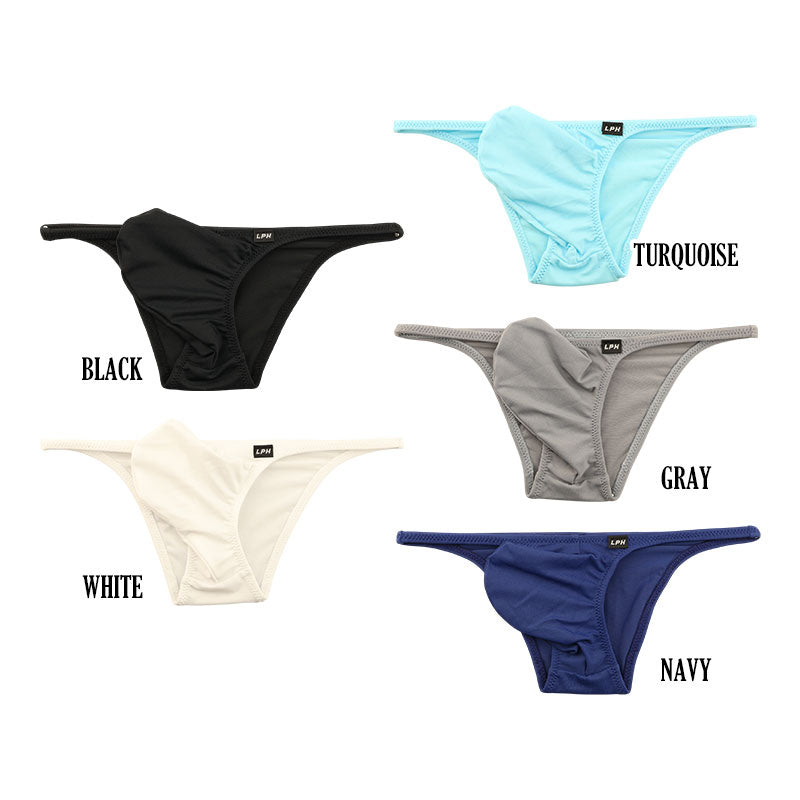 メンズ ハーフバック ビキニ MFSストレッチ 3Dポーチ 高伸縮 男性用下着 622053