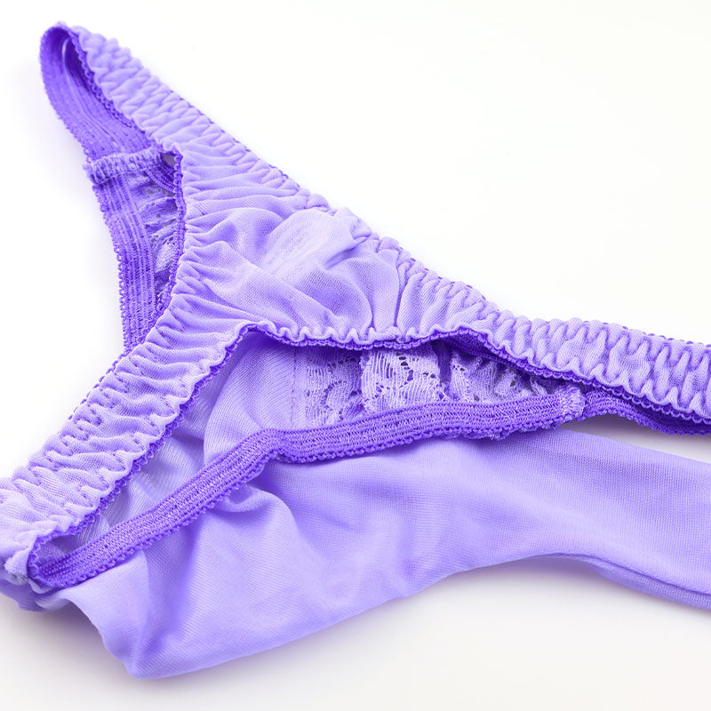 メンズ NHK生地 エアリー感 レースコンビ メンズTバック ゾウさんタイプ  622062