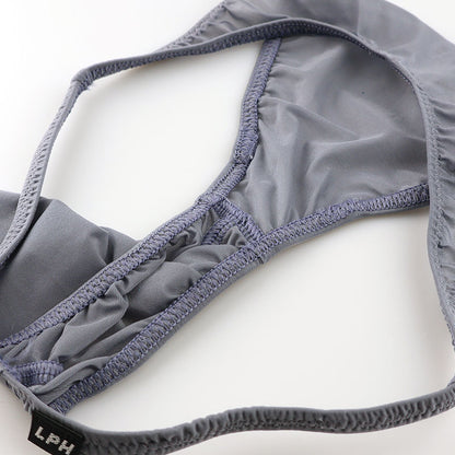 【OUTLET】メンズ 男を魅せる メンズハーフバック 極薄GUS生地 立体3Dポーチ仕様 622070