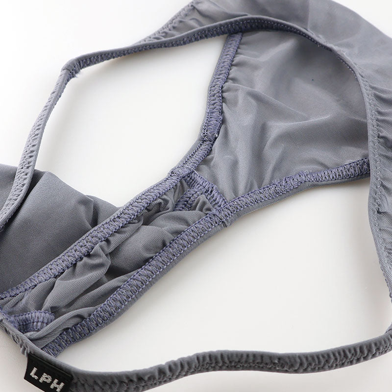 メンズ 男を魅せる メンズハーフバック 極薄GUS生地 立体3Dポーチ仕様 622070