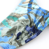 ユニセックス セクシー ユニセックス 極小Tバック 下着 光沢感 ストレッチ生地 ローライズショーツ 熱帯プリント 622071