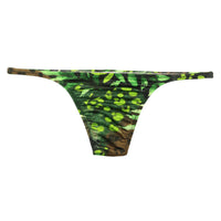 ユニセックス セクシー ユニセックス Tバック 下着 光沢感 ストレッチ生地 ローライズショーツ 熱帯プリント 622073