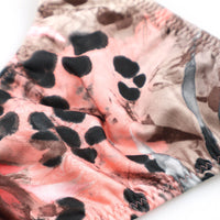 ユニセックス セクシー ユニセックス Tバック 下着 光沢感 ストレッチ生地 ローライズショーツ 熱帯プリント 622073