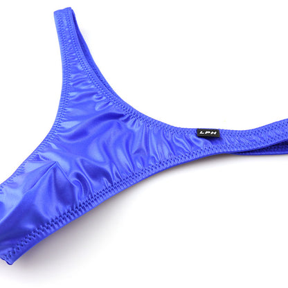 【OUTLET】メンズ 光沢 スーパーWET生地 Tバック ハイレグ フィット感抜群 セクシービキニ 623038