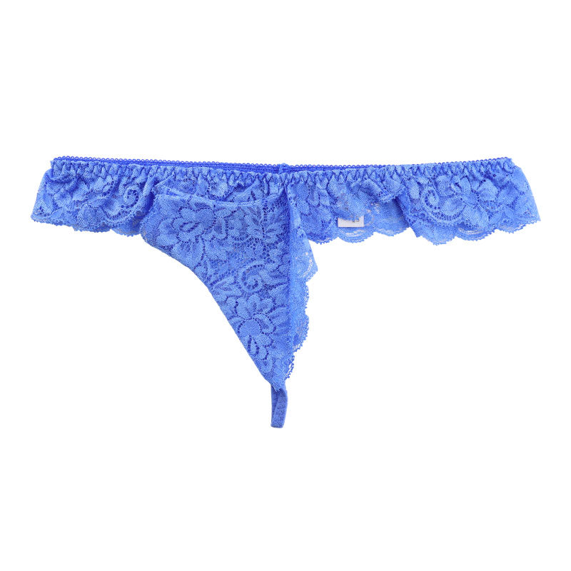 Men's NHK Fabric Beautiful Stretch Lace Penetrating Elephant G-String Bikini 623054