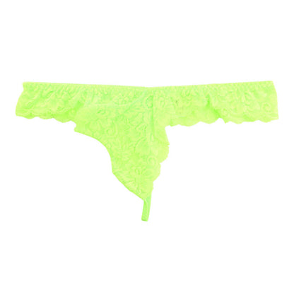 Men's NHK Fabric Beautiful Stretch Lace Penetrating Elephant G-String Bikini 623054