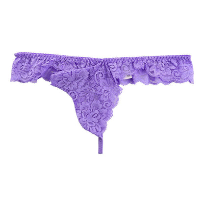 Men's NHK Fabric Beautiful Stretch Lace Penetrating Elephant G-String Bikini 623054