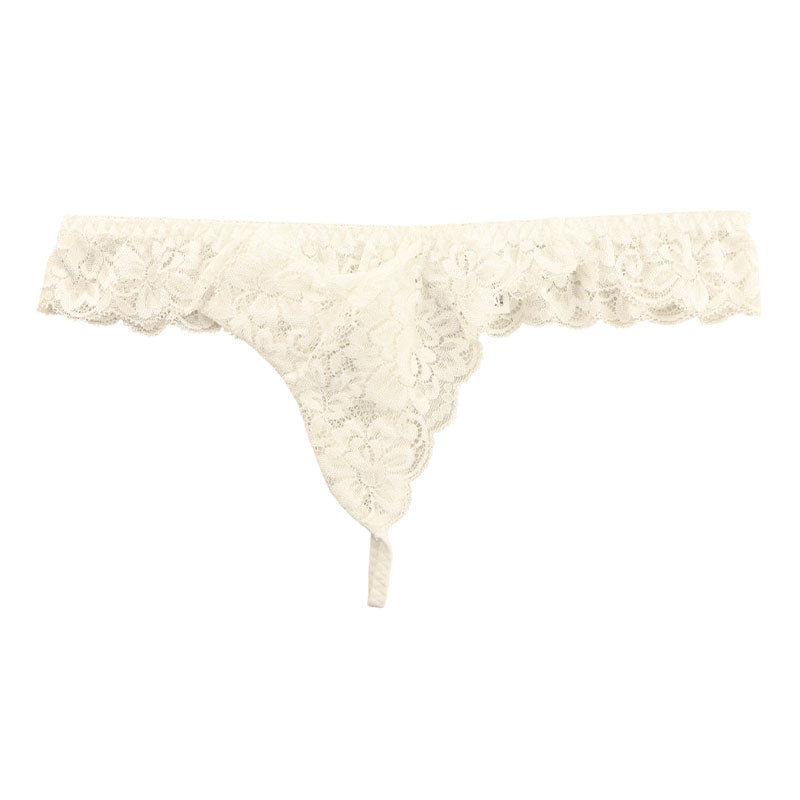 Men's NHK Fabric Beautiful Stretch Lace Penetrating Elephant G-String Bikini 623054