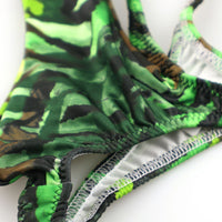 メンズ 快適フィット メンズ Tバックショーツ セクシー 3D立体ポーチ 熱帯プリント 623069