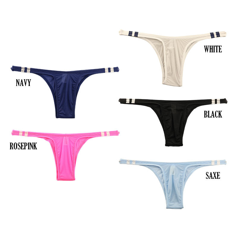 ユニセックス GUS生地 ユニセックスハーフバック ブルマ風ライン入り ハイレグ 624013