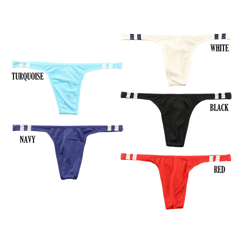 ユニセックス Tバック ブルマショーツ ハイレグ 2本ライン MFSストレッチ生地 スポーティー 624014