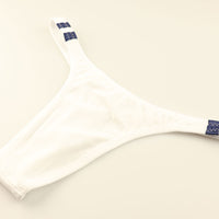 ユニセックス Tバック ブルマショーツ ハイレグ 2本ライン MFSストレッチ生地 スポーティー 624014