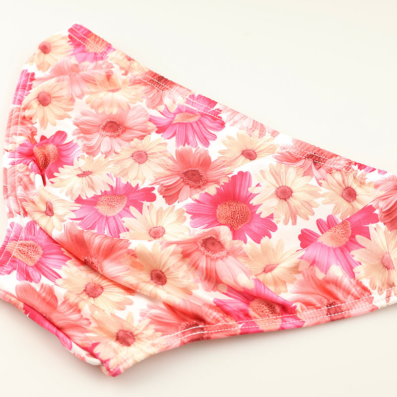 メンズ 上品微光沢 花柄プリント メンズフルバックビキニ しなやかストレッチ素材 肌に優しく包む快適フィット 625012