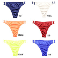 [10% OFF Holiday Sale] Unisex Super WET Shiny Sports Bloomer Type T-Back Bikini 626007